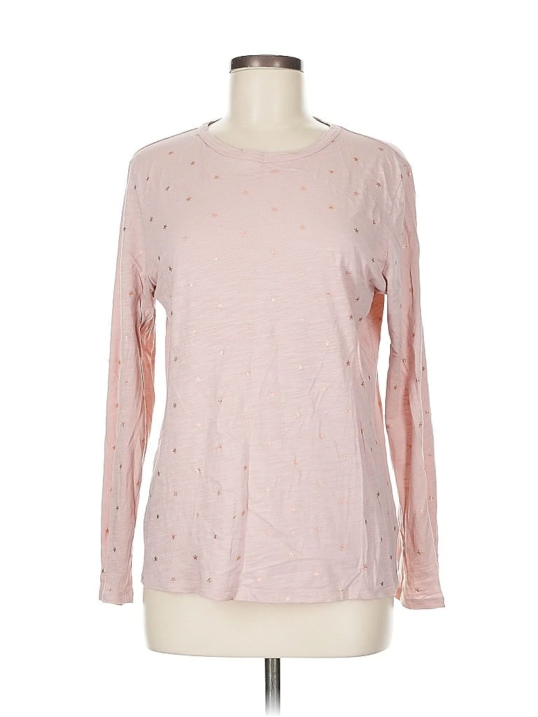 Pre-owned Banana Republic Factory Store Long Sleeve T-shirt In Pink