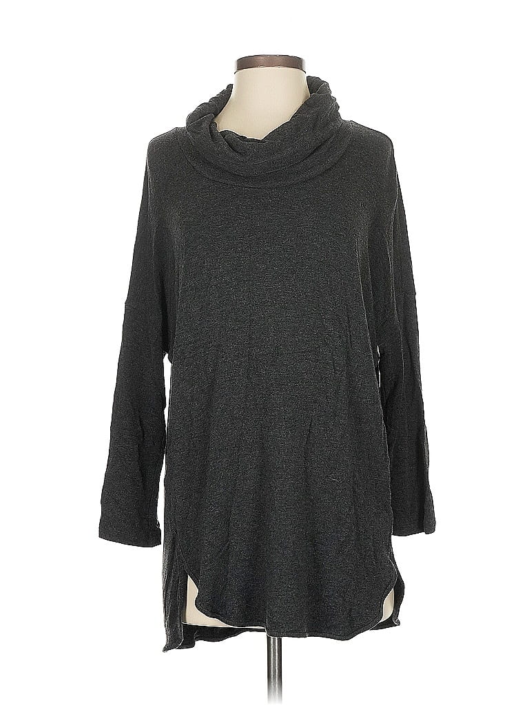 Pre-owned Lou & Grey Turtleneck Sweater In Gray