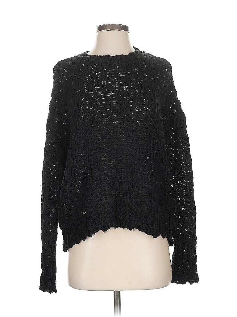 Pre-owned Universal Thread Pullover Sweater In Black