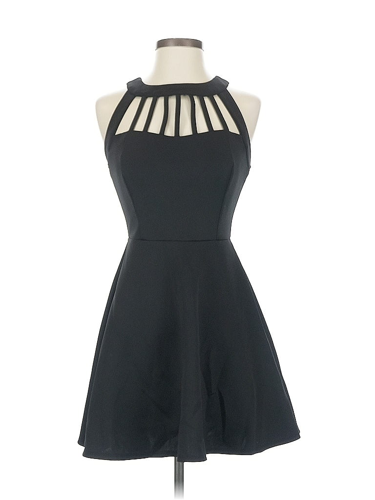 Pre-owned Unbranded Cocktail Dress In Black