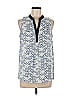 Olive and Oak 100% Polyester Blue Sleeveless Blouse Size M - photo 1