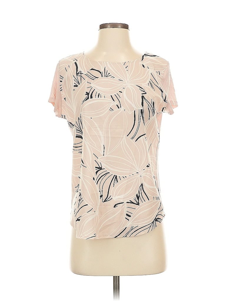 ANN TAYLOR FACTORY Pre-owned Short Sleeve Blouse In Brown