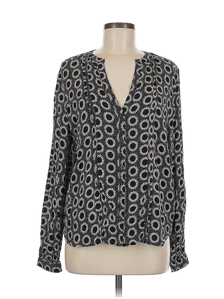 Click to view more detailed imagery on our partner's website Pre-owned Treasure & Bond Long Sleeve Blouse In Black