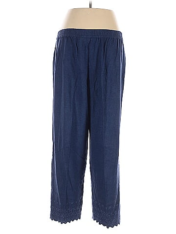 Susan Graver Linen Pants (view 2)