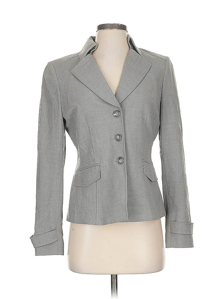 Pre-owned Tahari By Asl Blazer Jacket In Gray