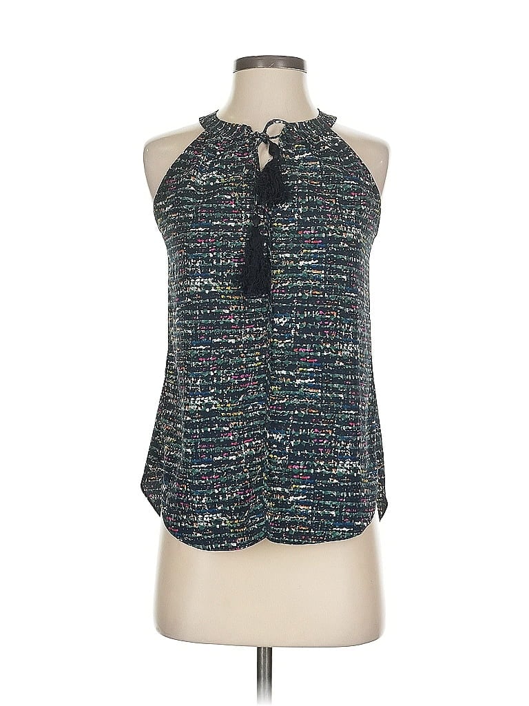 COOPER & ELLA Pre-owned Sleeveless Blouse In Blue