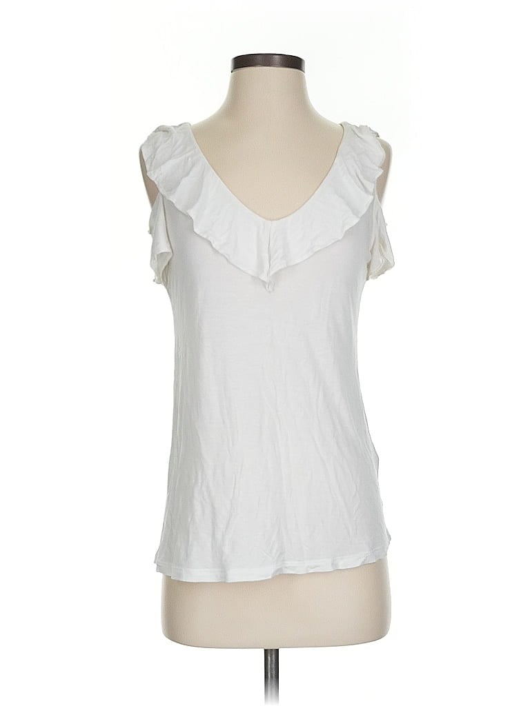 Click to view more detailed imagery on our partner's website Pre-owned Banana Republic Sleeveless Blouse In White