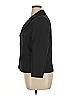 Le Suit 100% Polyester Black Blazer Size 14 - photo 4