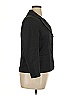 Le Suit 100% Polyester Black Blazer Size 14 - photo 3