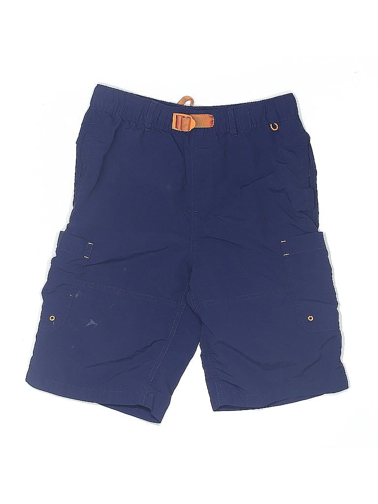 Click to view more detailed imagery on our partner's website Pre-owned Lands' End Kids' Cargo Shorts In Blue