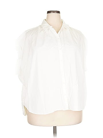 Madewell 3/4 Sleeve Button-Down Shirt (view 1)