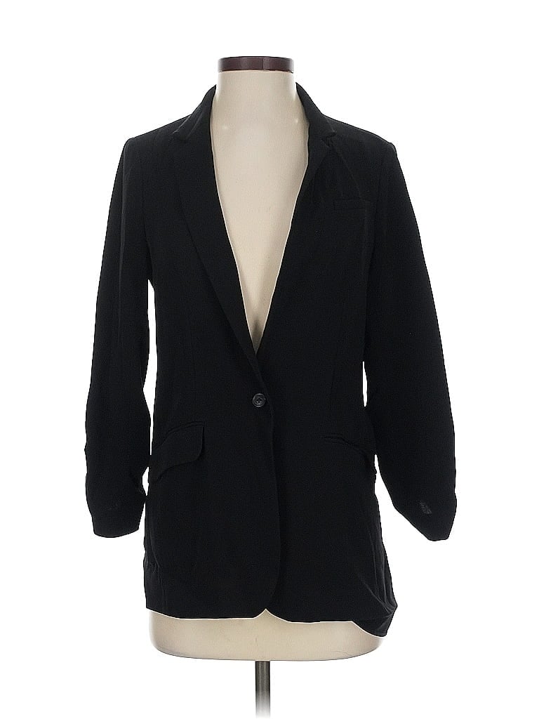 Pre-owned Elizabeth And James Blazer Jacket In Black