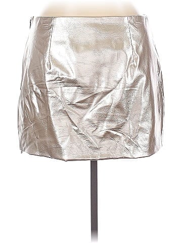 Future Collective Faux Leather Skirt (view 2)