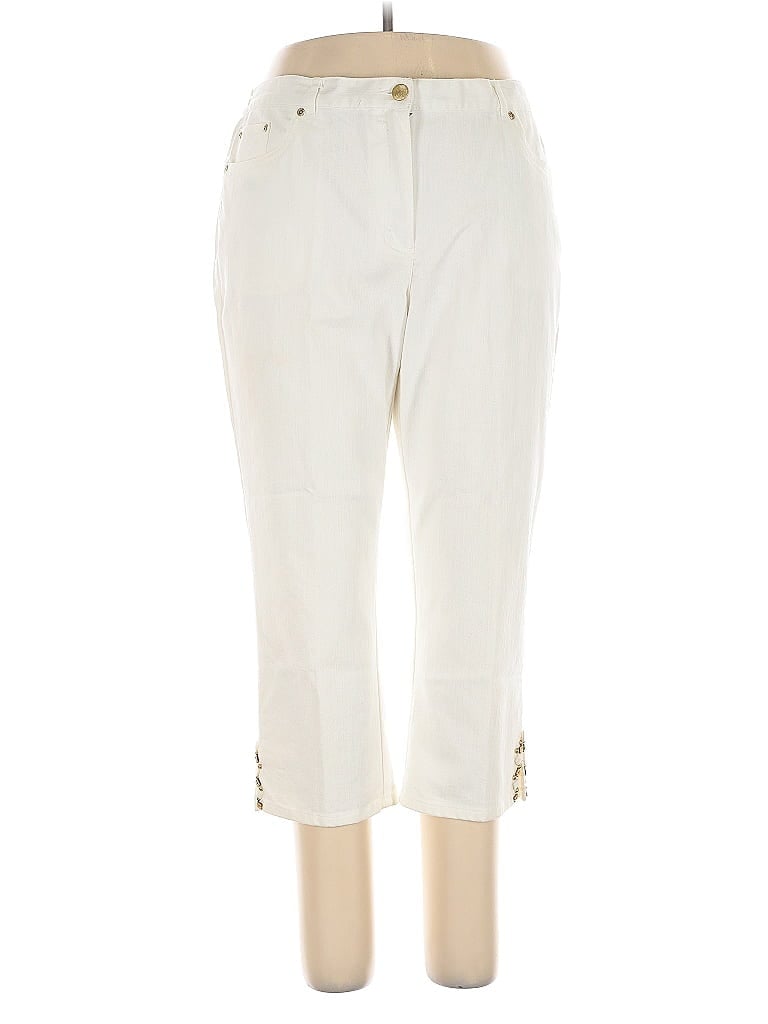 Pre-owned Ruby Rd. Casual Pants In White