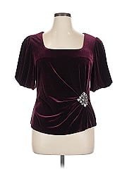 Alex Evenings Short Sleeve Top