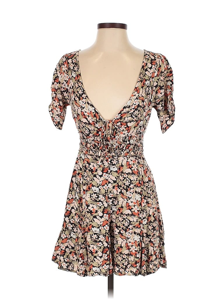 Pre-owned Free People Romper In Brown