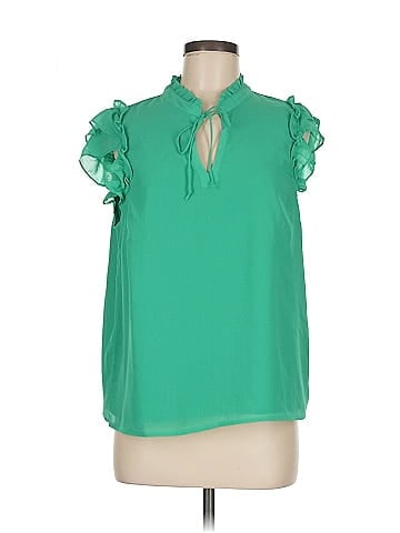J.Crew Factory Store Short Sleeve Blouse (view 1)