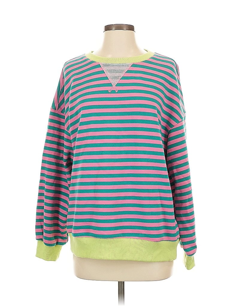 Pre-owned Unbranded Pullover Sweater In Green