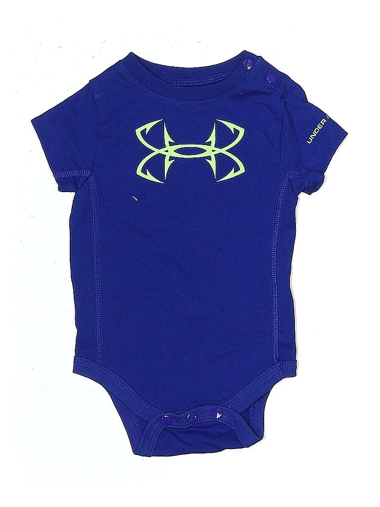 Under Armour Blue Short Sleeve Onesie Size 3-6 mo - photo 1