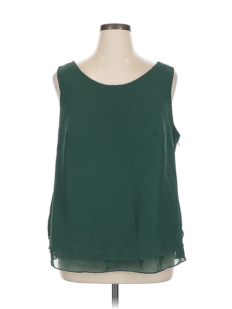 JJ'S HOUSE Pre-owned Sleeveless Blouse In Green