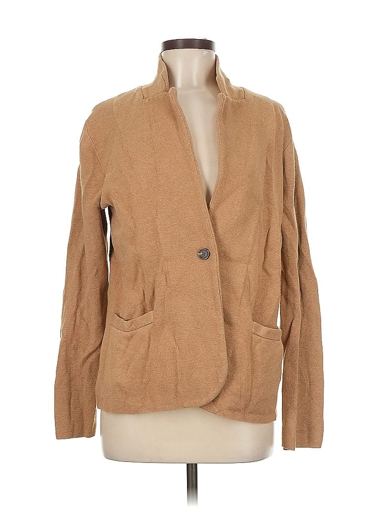 Pre-owned J.crew Factory Store Blazer Jacket In Brown