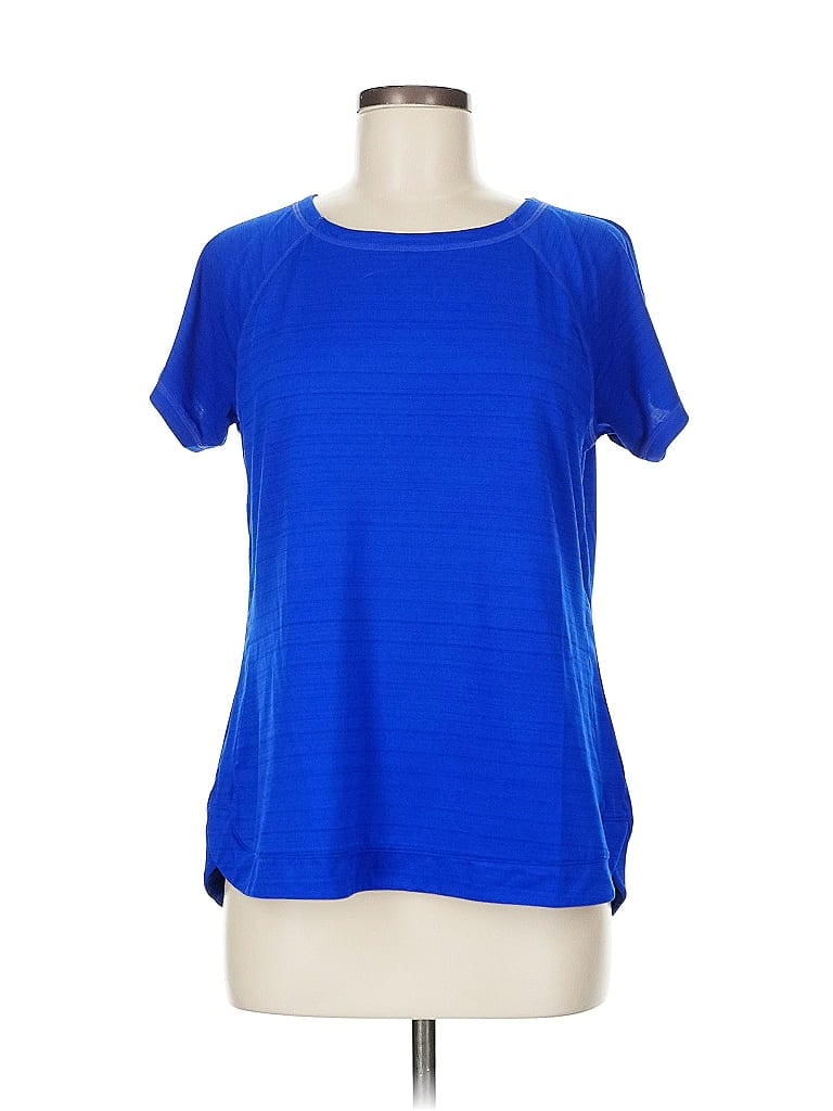 Pre-owned T By Talbots Active T-shirt In Blue