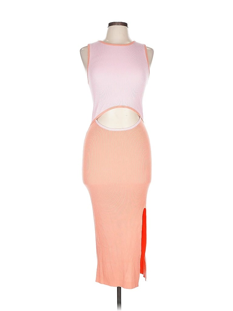 Pre-owned Unbranded Cocktail Dress In Orange