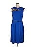 Nanette Lepore Graphic Blue Cocktail Dress Size 8 - photo 1