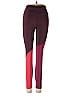 Athleta Color Block Burgundy Active Pants Size XS - photo 2