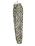 Mittoshop 100% Polyester Animal Print Silver Ivory Casual Pants Size M - photo 5