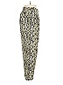 Mittoshop 100% Polyester Animal Print Silver Ivory Casual Pants Size M - photo 4