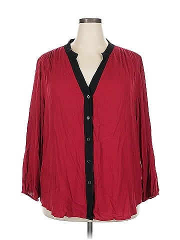 Karen Kane 3/4 Sleeve Blouse (view 1)
