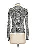 Ann Taylor Silver Silk Cardigan Size XS - photo 2