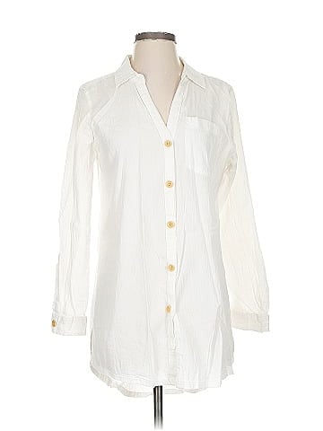 L.L.Bean 3/4 Sleeve Button-Down Shirt (view 1)