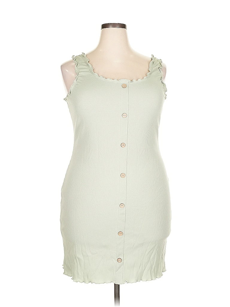 Pre-owned No Boundaries Casual Dress In Green