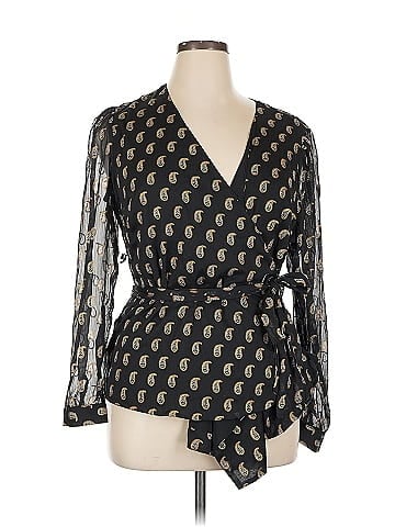 INC International Concepts Long Sleeve Blouse (view 1)