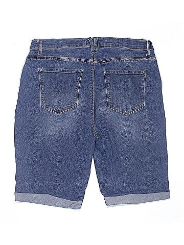 Curve Appeal Denim Shorts (view 2)