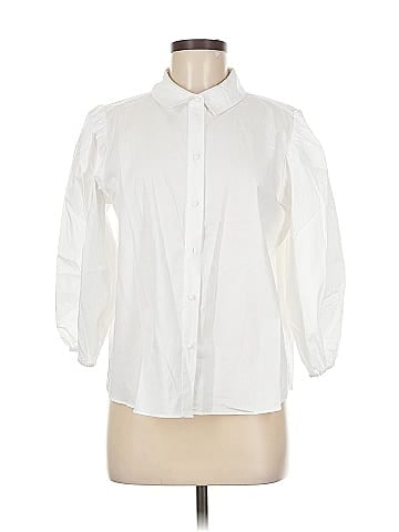 NANETTE Nanette Lepore 3/4 Sleeve Button-Down Shirt (view 1)