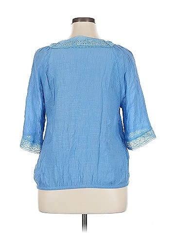Counterparts 3/4 Sleeve Blouse (view 2)