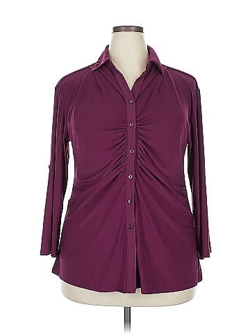 NY Collection 3/4 Sleeve Blouse (view 1)