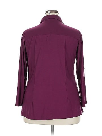 NY Collection 3/4 Sleeve Blouse (view 2)