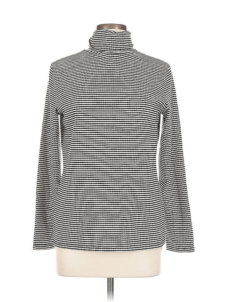 Pre-owned Croft & Barrow Long Sleeve Turtleneck In Gray