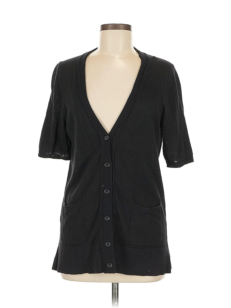 Pre-owned Ann Taylor Loft Cardigan Sweater In Black