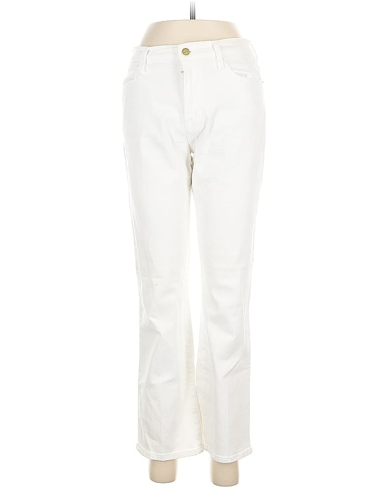 Click to view more detailed imagery on our partner's website Pre-owned Frame Jeans In White