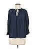 Ramy Brook 100% Polyester Blue 3/4 Sleeve Blouse Size S - photo 1