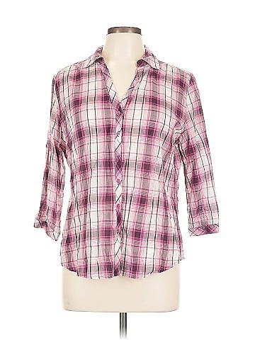 Bit & Bridle 3/4 Sleeve Button-Down Shirt (view 1)