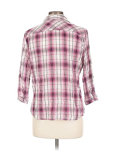 Bit & Bridle 3/4 Sleeve Button-Down Shirt (view 2)