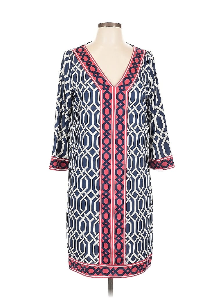 Pre-owned Mud Pie 3/4 Sleeve T-shirt In Blue