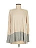 M.S.S.P. Gray Tan Long Sleeve Top Size M - photo 1