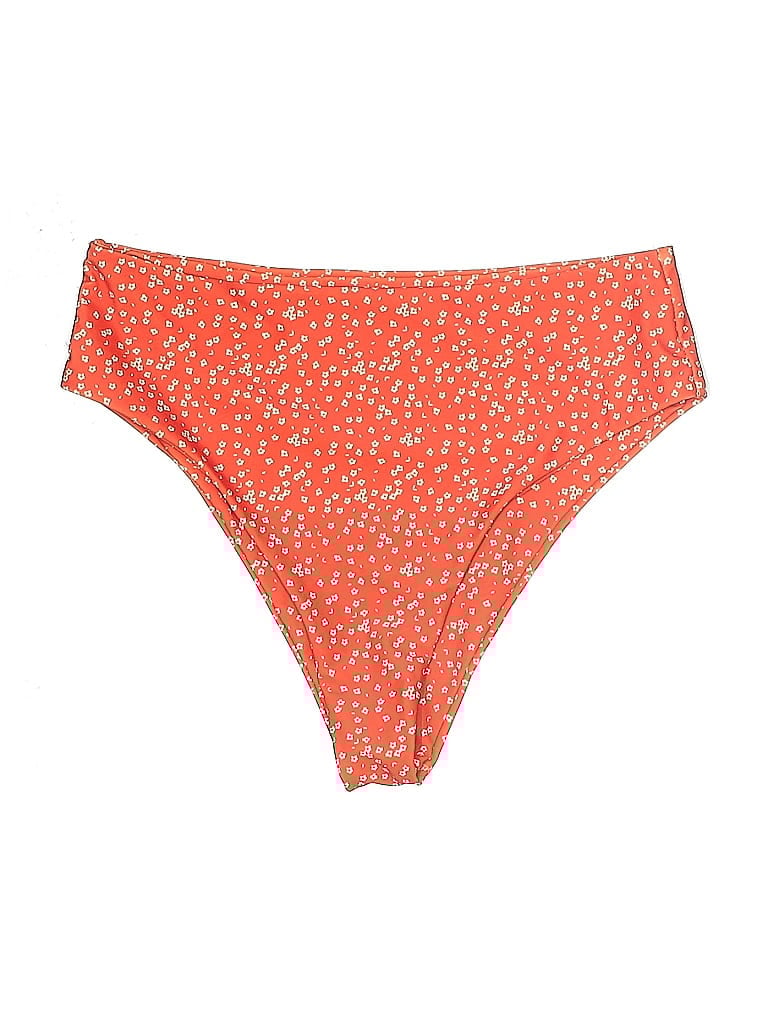 Pre-owned Unbranded Swimsuit Bottoms In Orange